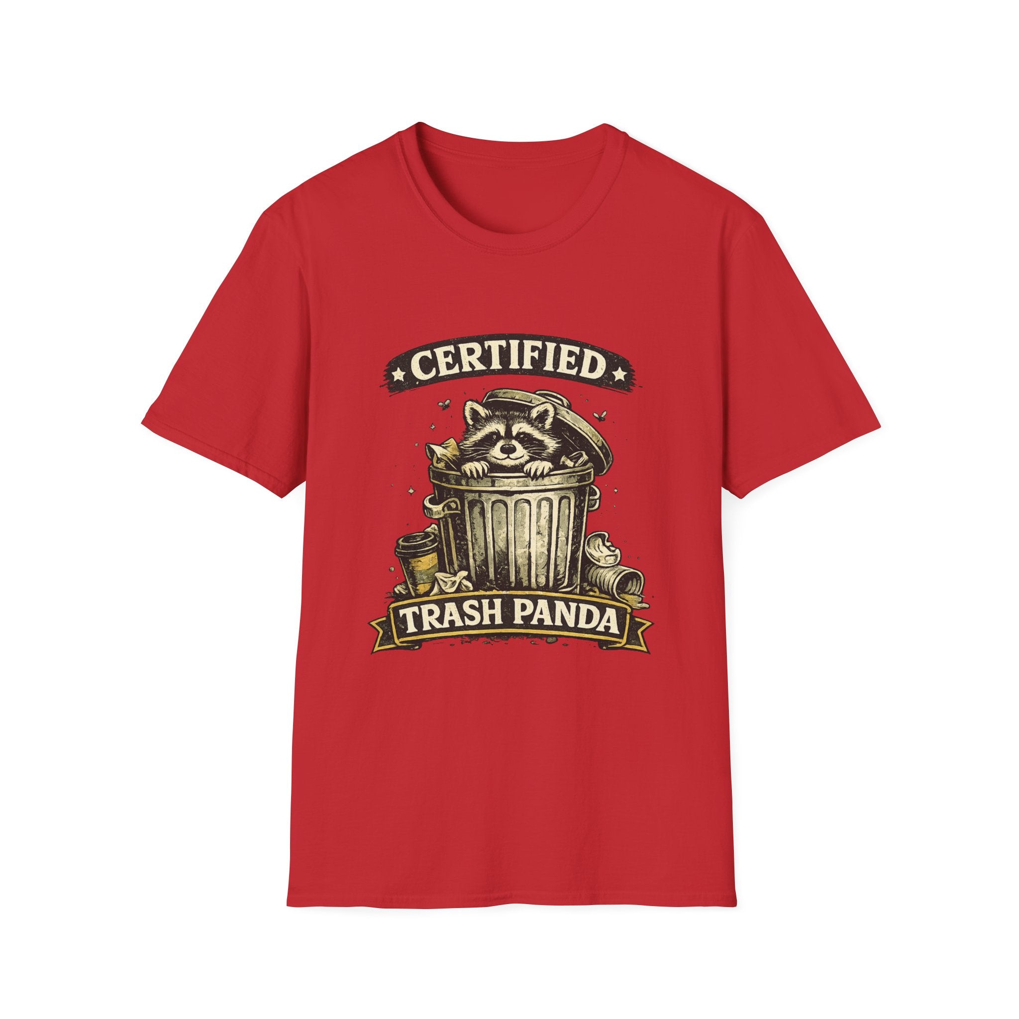 Certified Trash Panda T-Shirt — Funny Raccoon Graphic Tee