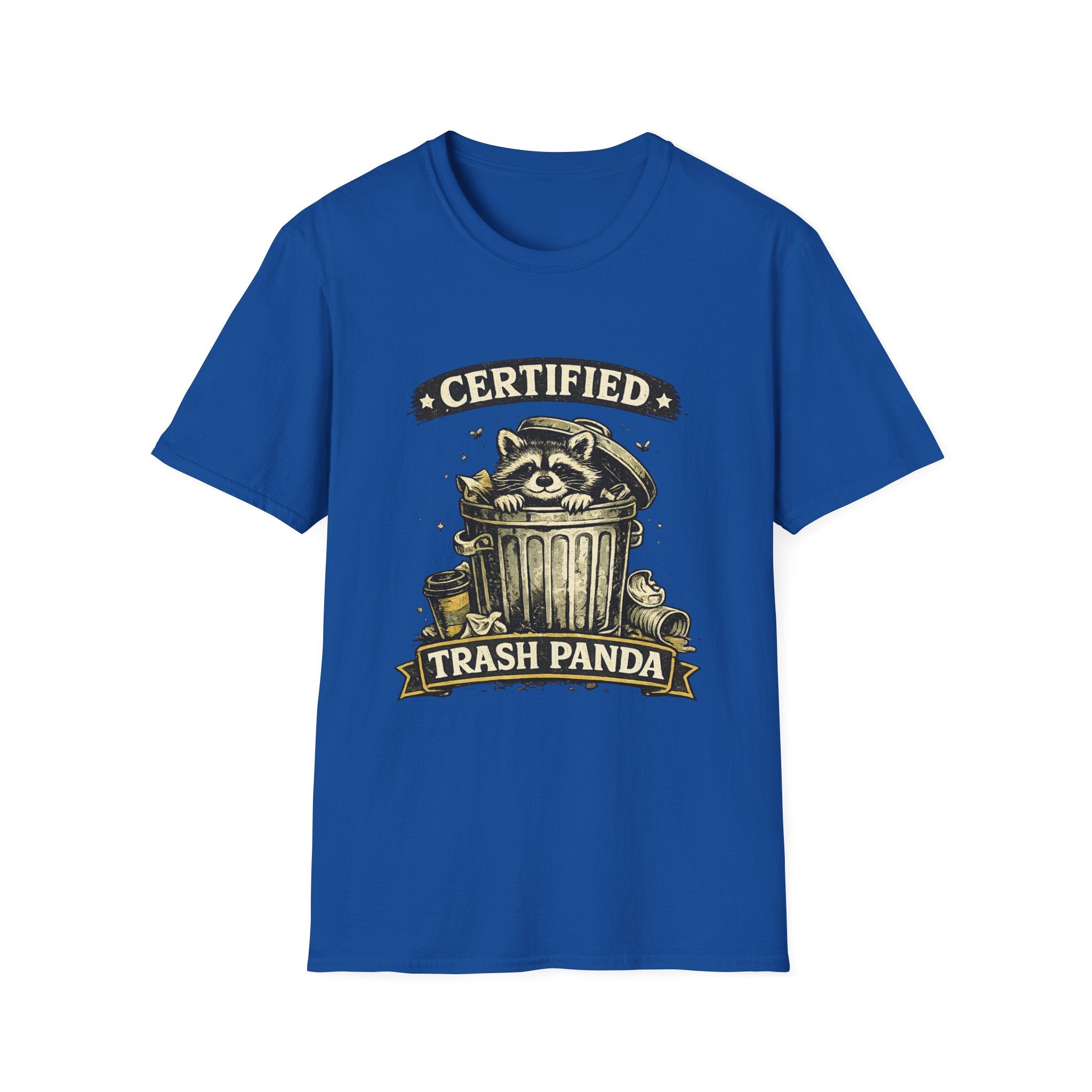 Certified Trash Panda T-Shirt — Funny Raccoon Graphic Tee
