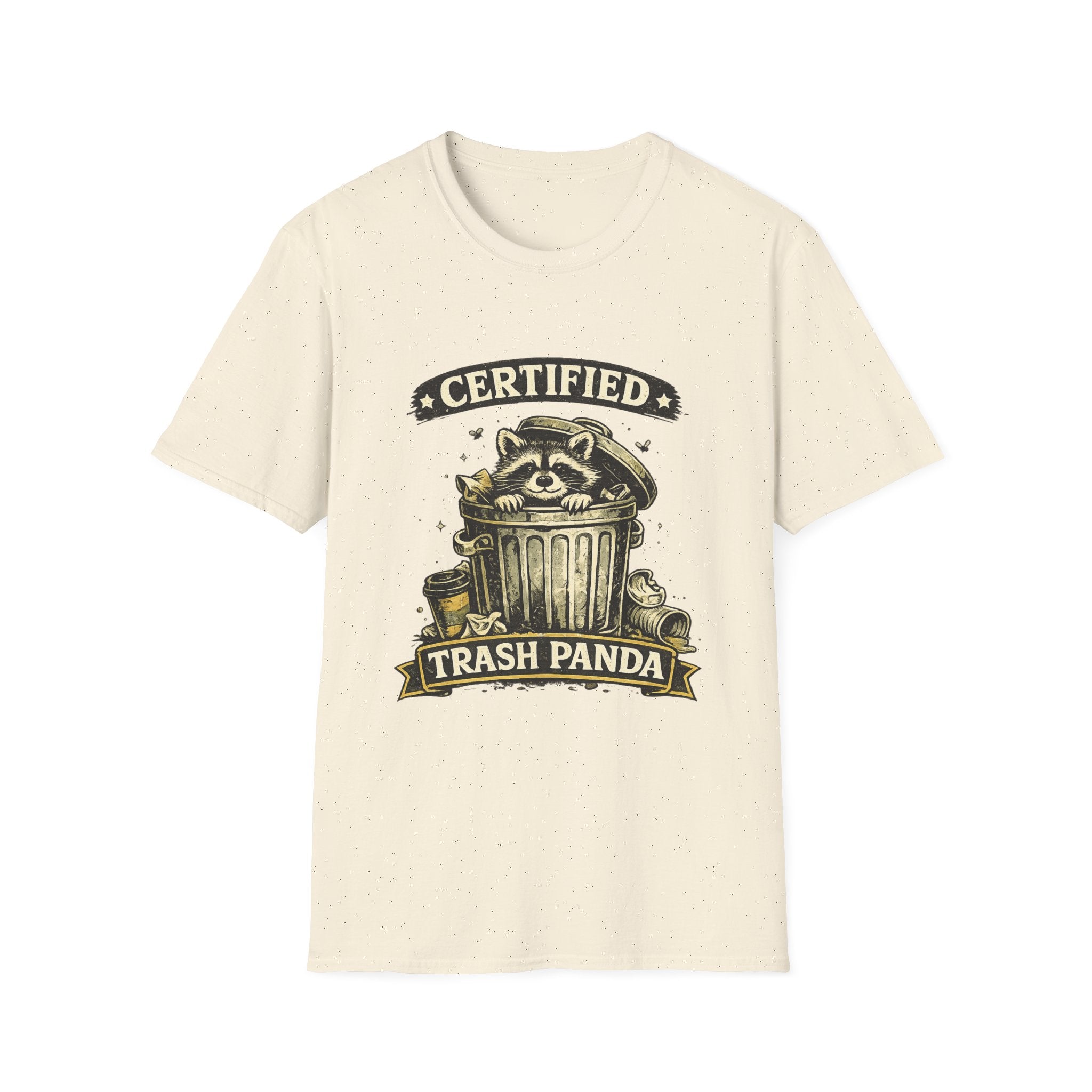 Certified Trash Panda T-Shirt — Funny Raccoon Graphic Tee