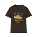 Captain of the Struggle Bus T-Shirt — Funny Retro School Bus Graphic Tee for Teachers & Parents