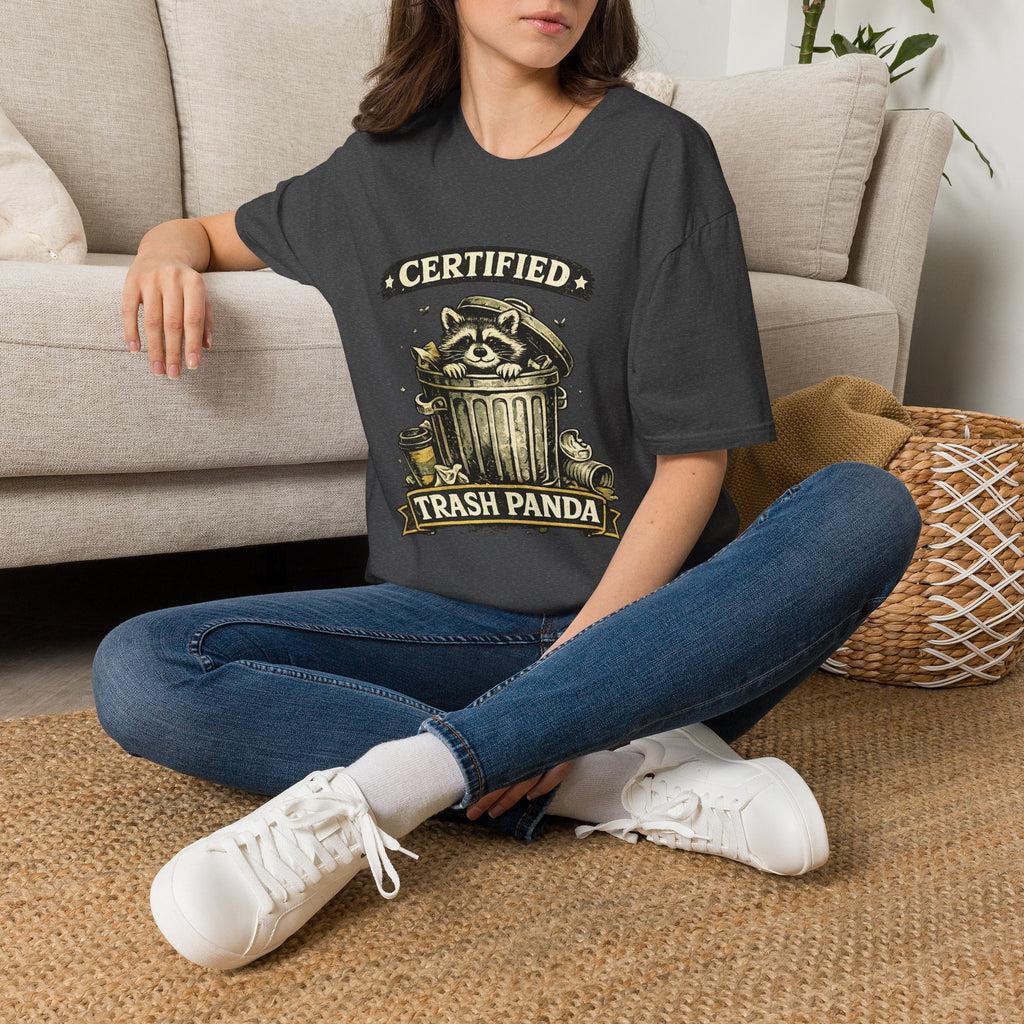 Certified Trash Panda T-Shirt — Funny Raccoon Graphic Tee