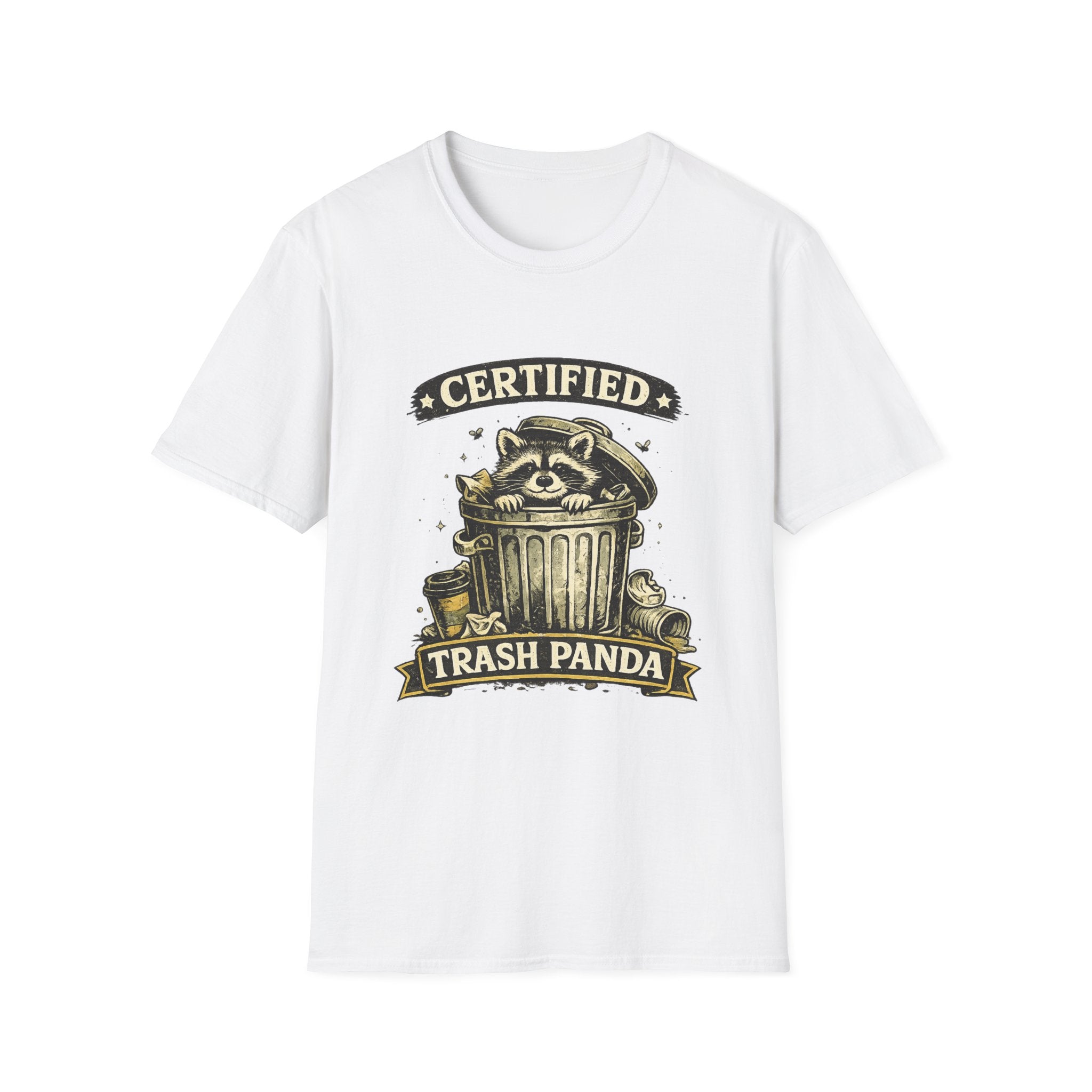 Certified Trash Panda T-Shirt — Funny Raccoon Graphic Tee