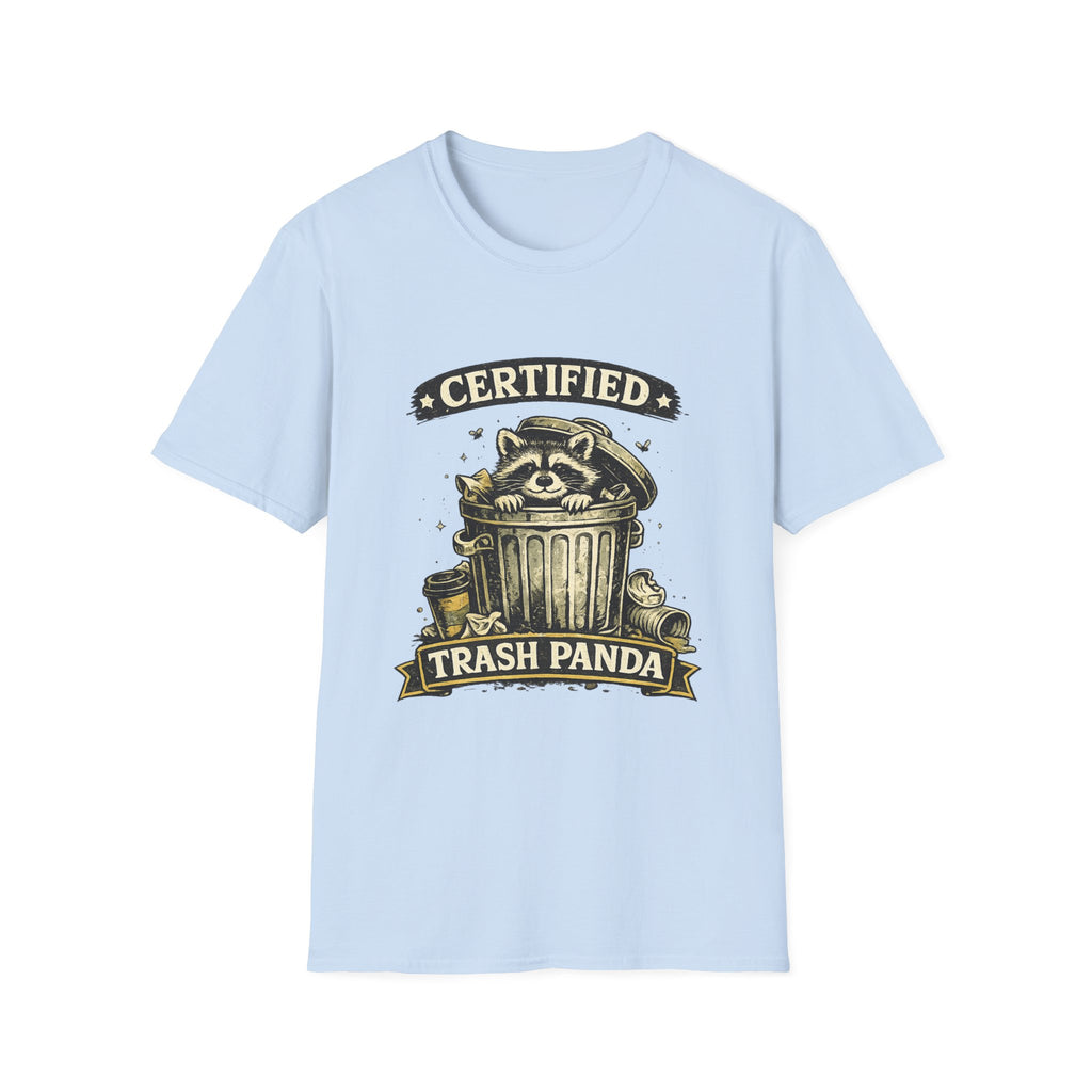 Certified Trash Panda T-Shirt — Funny Raccoon Graphic Tee