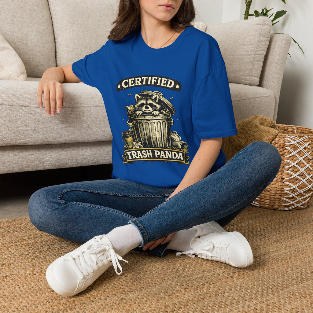 Certified Trash Panda T-Shirt — Funny Raccoon Graphic Tee